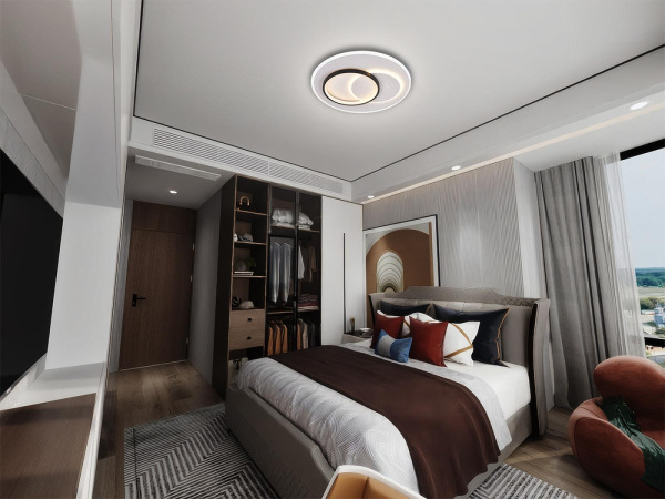 LED stropná lampa + diaľkový ovládač 85W - J1358/W 6