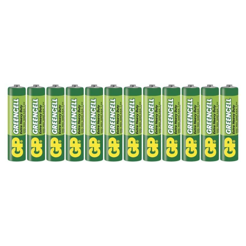 GP zinková baterie GREENCELL AAA (R03),