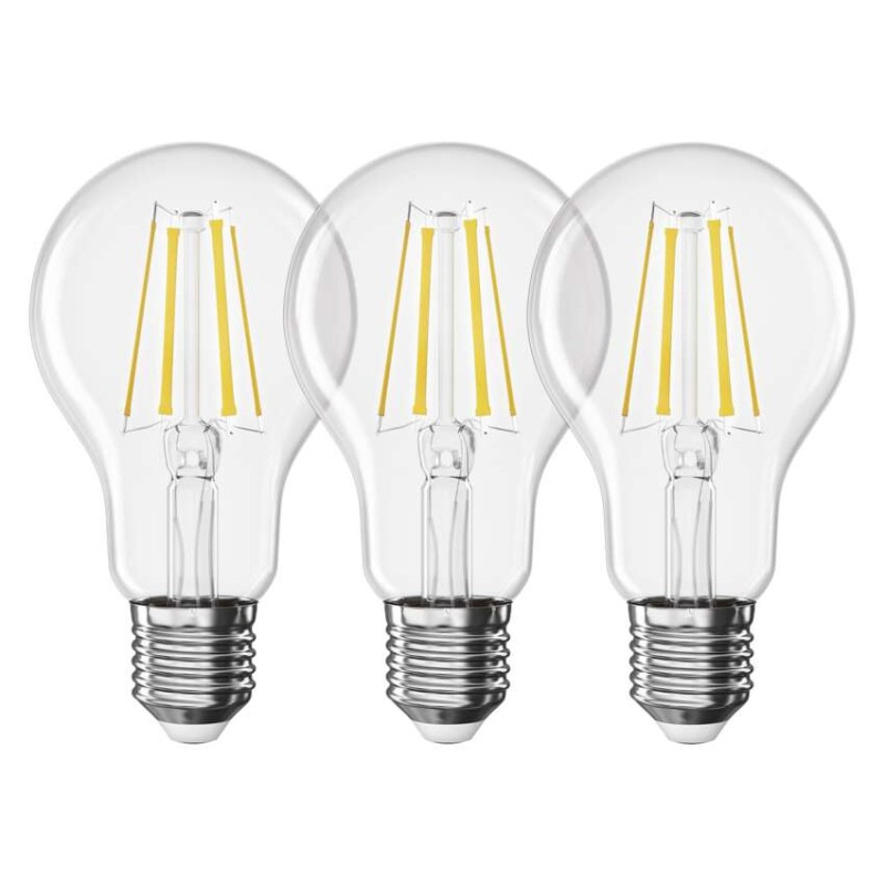 LED FLM A60 5,9W(60W) 806lm E27 WW 3PC 4