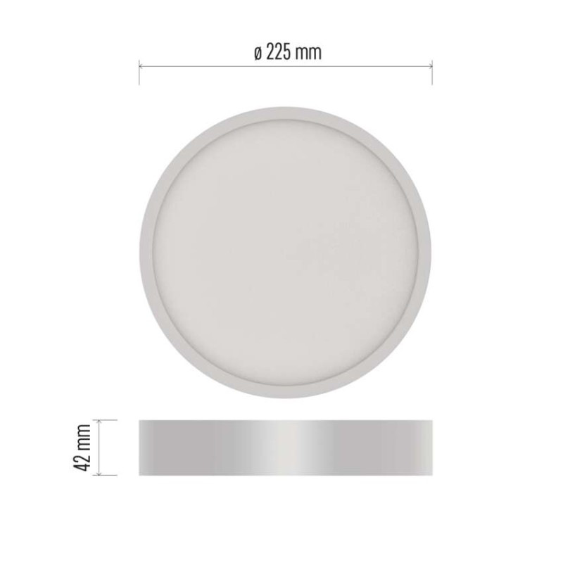 LED PANEL NEXXO PŘ.KR 21W 1900LM IP20 NW 2