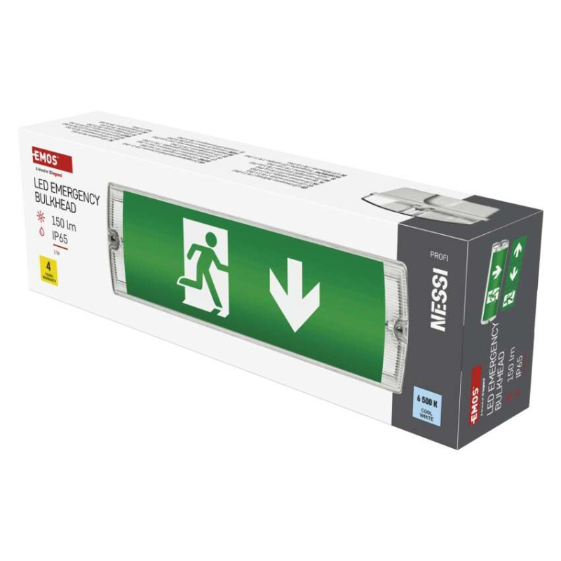 Núdzové svietidlo NESSI 3W 3hod. IP65 LED ZN1110 EMOS 9