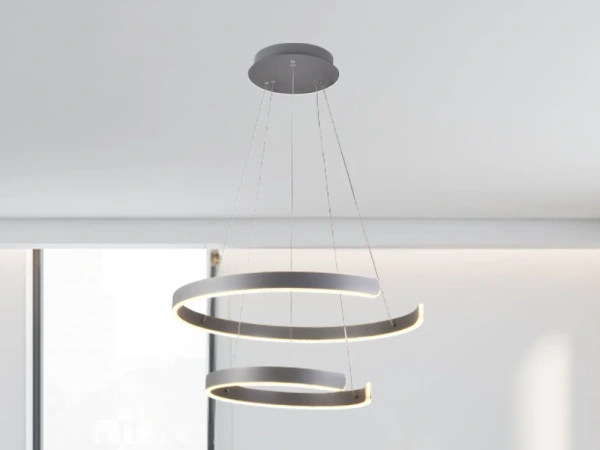 LED závesná lampa na lanku + diaľkový ovládač 120W - J4328/S 3