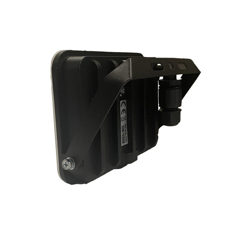 Vonkajší čierny LED reflektor 30W / 4000K - LF7023 7