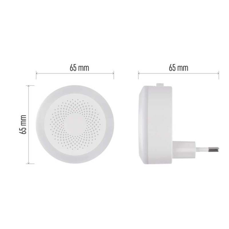 Svietidlo nočné LED do zásuvky WW 230 V, ON/OFF  P3326 9