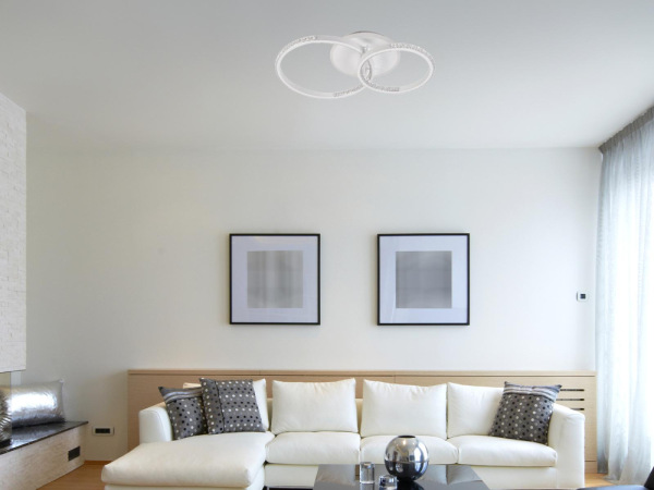 LED stropné svietidlo + diaľkový ovládač 55W - J3302/W 9