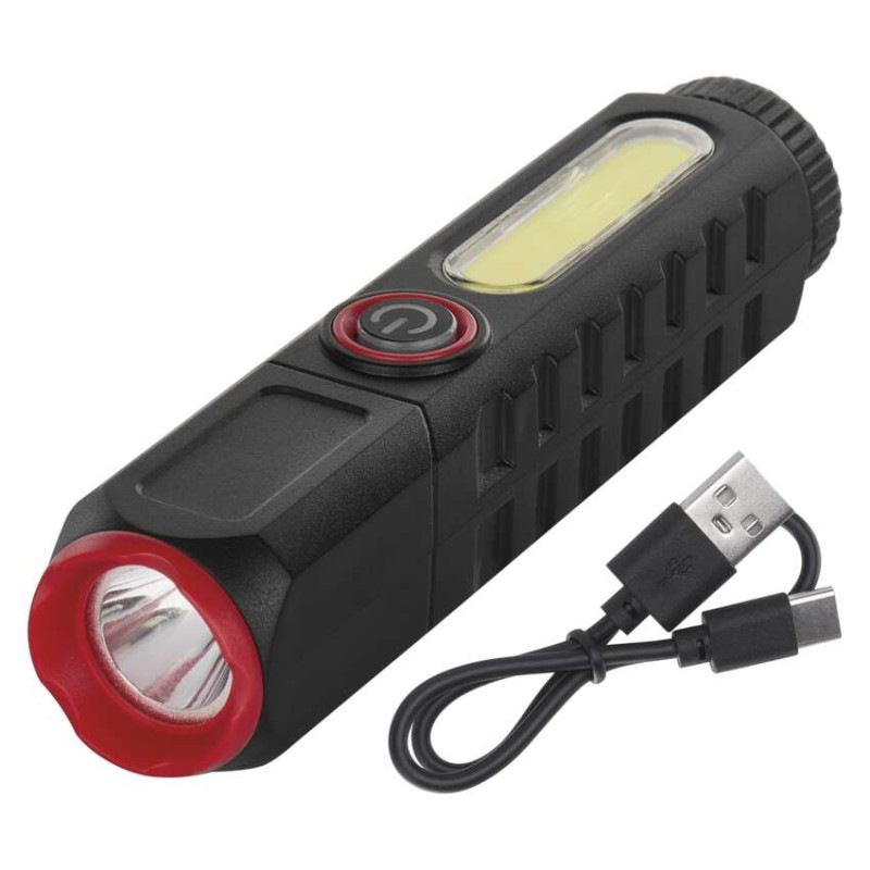 LED+COB LED NABÍJECÍ PLAST. SVÍTILNA 120 5