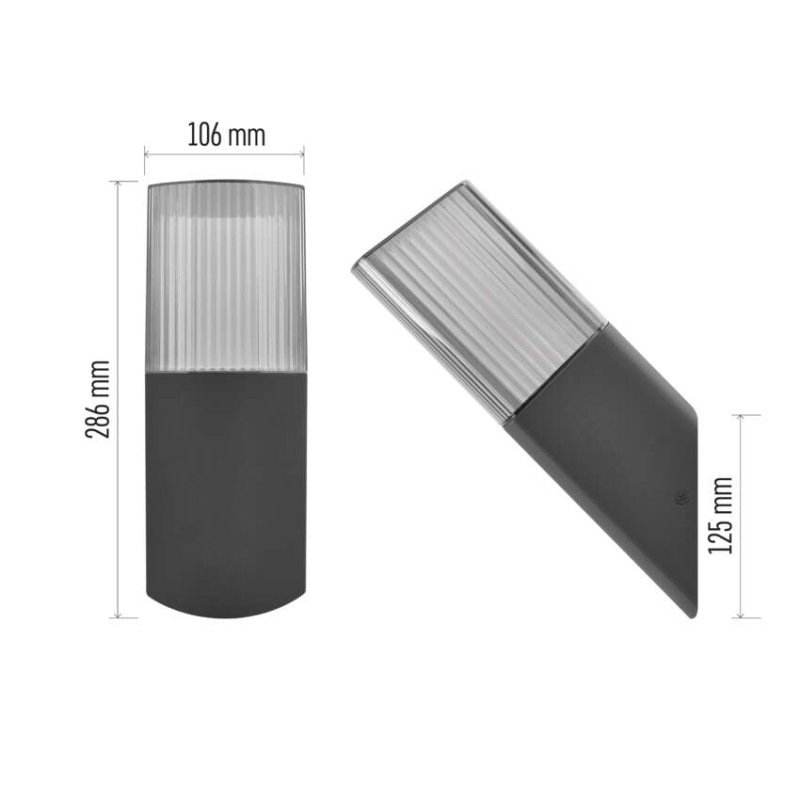 LED ZAHRADNÍ SVÍTIDLO,E27,IP54,MAX 25W,N 5