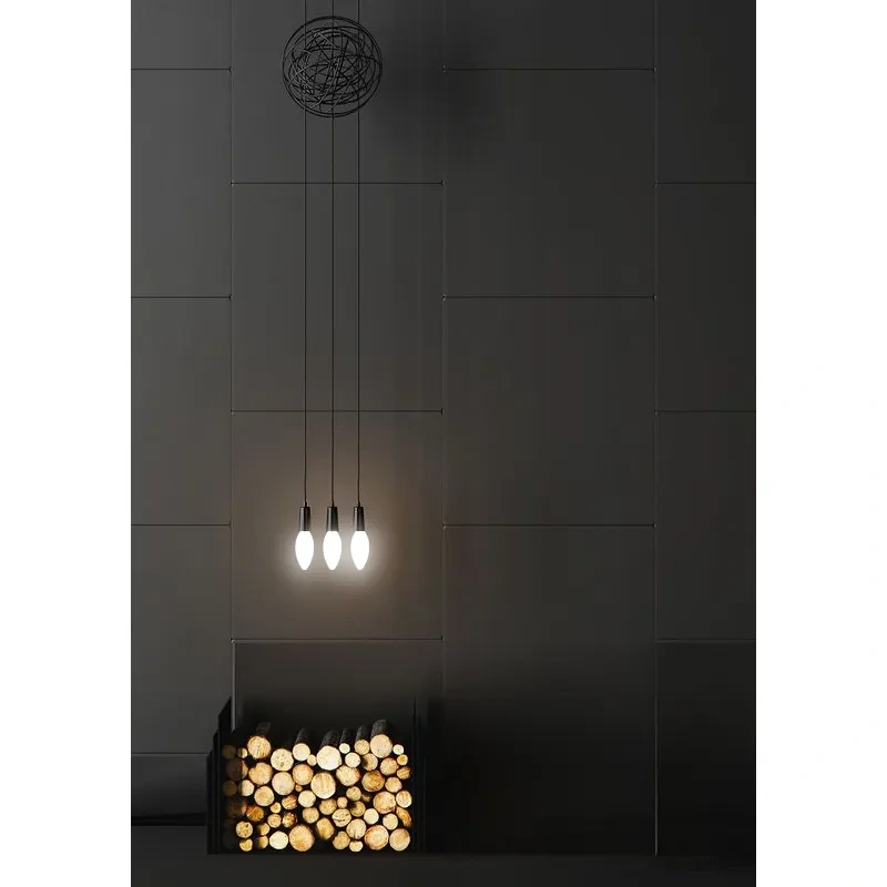 LED žiarovka / filament BIELY 4,5W - C35 / E14 / 4000K - ZWF206 1