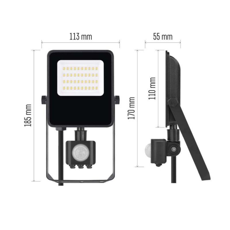 LED REFLEKTOR VISIO 20W 3000LM IP54 NW P 5