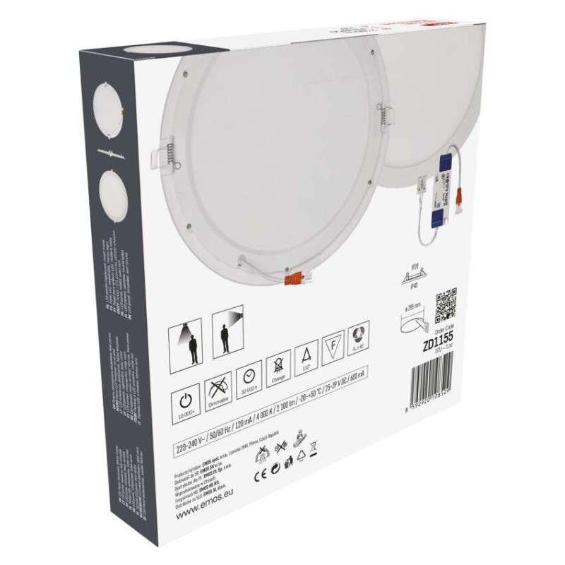 LED SVÍTIDLO NEXXO VES.KR 25W 2100LM IP4 10