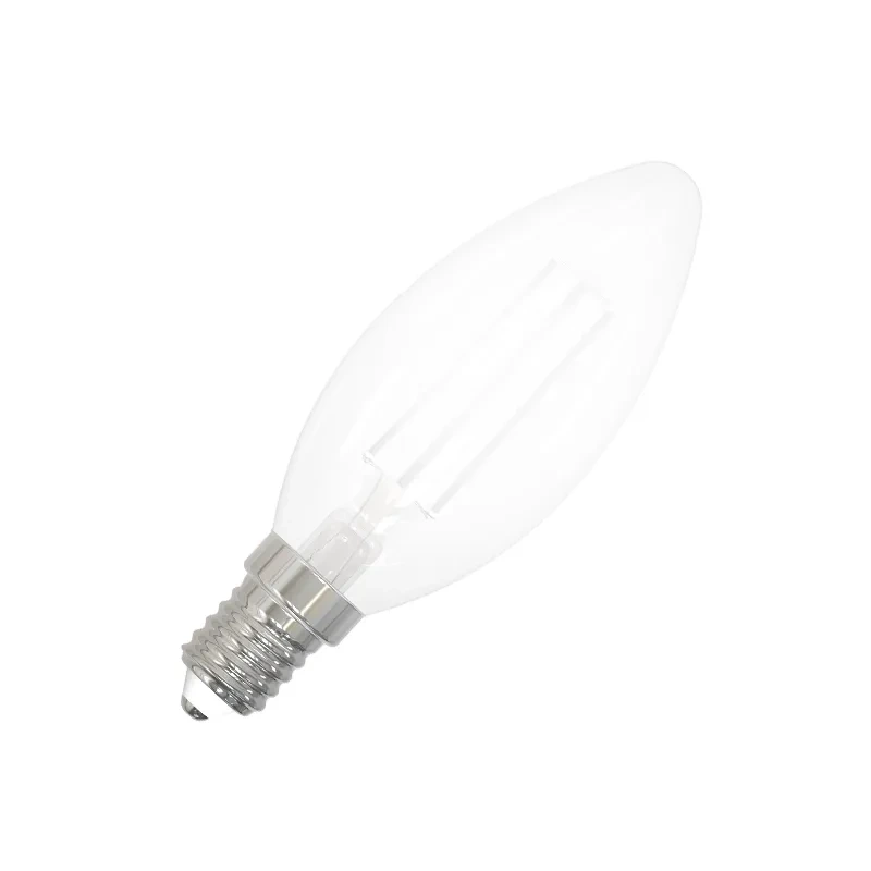LED žiarovka / filament BIELY 4,5W - C35 / E14 / 4000K - ZWF206 2