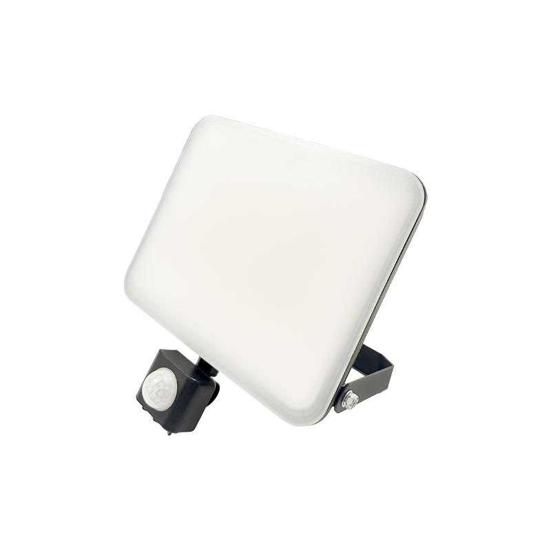 Vonkajší čierny LED reflektor so senzorom 50W / 4000K - LF7024S 14