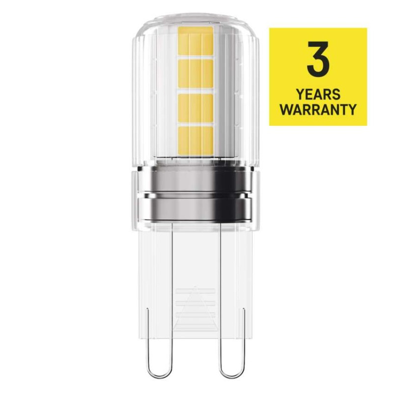 LED žiarovka Classic JC / G9 / 2,5 W (32 W) / 350 lm / teplá bie 3