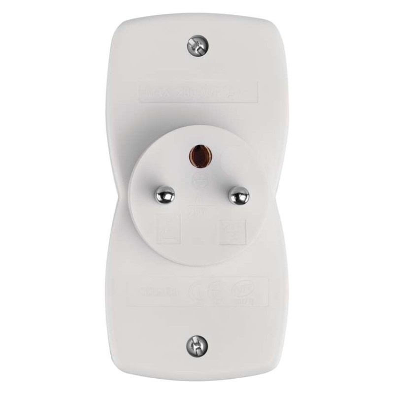 Zásuvka rozbočovacia ODL-138 2x biela P0028N EMOS 5