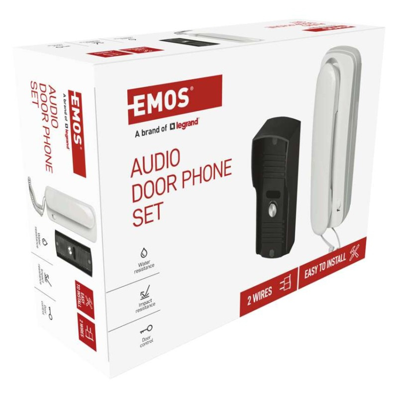 Elektrický vrátnik 12V DC sada  H1085 audiosada EMOS 7