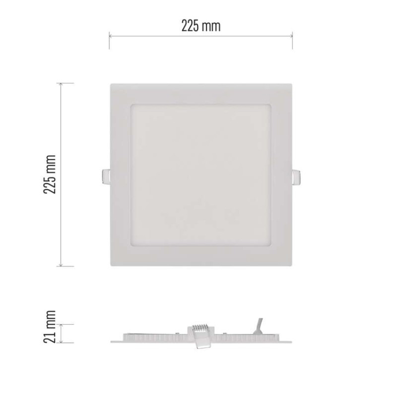LED SVÍTIDLO NEXXO VES.ČT 18W 1600LM IP4 2