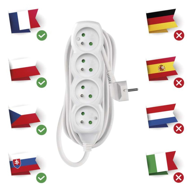 Kábel predlžovací 4Z 5m  P0415 3