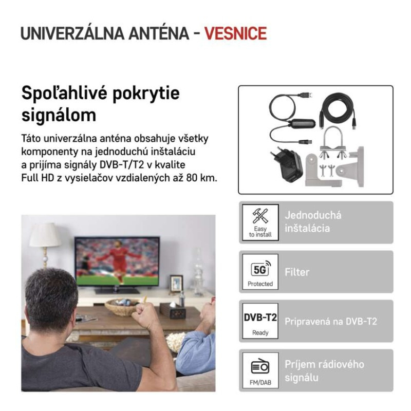 ANTÉNA UNIVERZÁLNÍ VILLAGE MOONV900 3