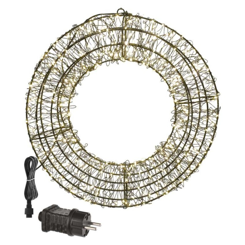 480LED METAL WREATH IP44 WW 10