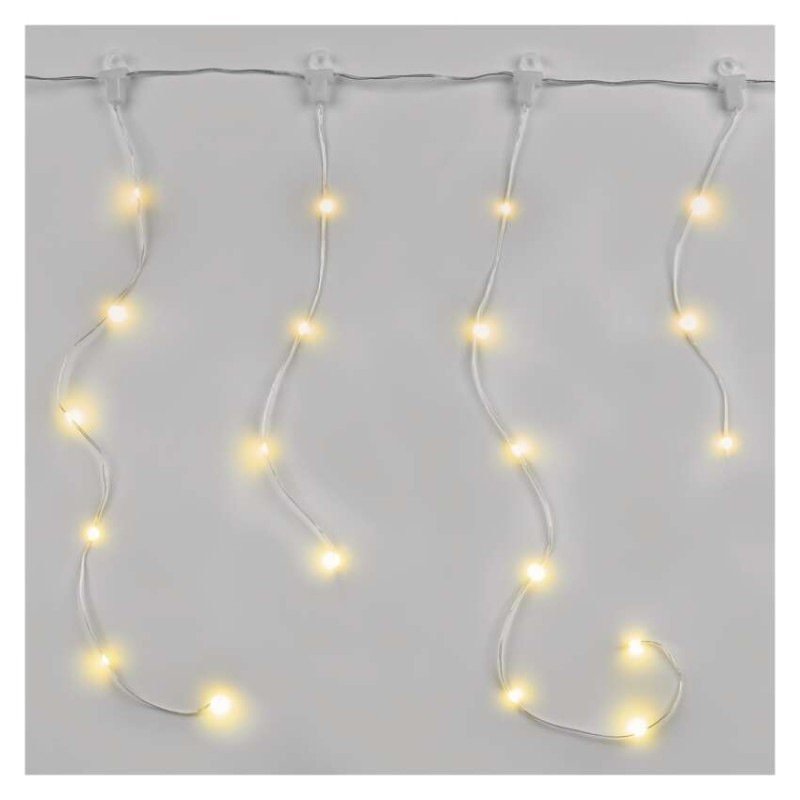 100LED XMAS DROP ICICL MF 2,9M x 0,7M WW 5