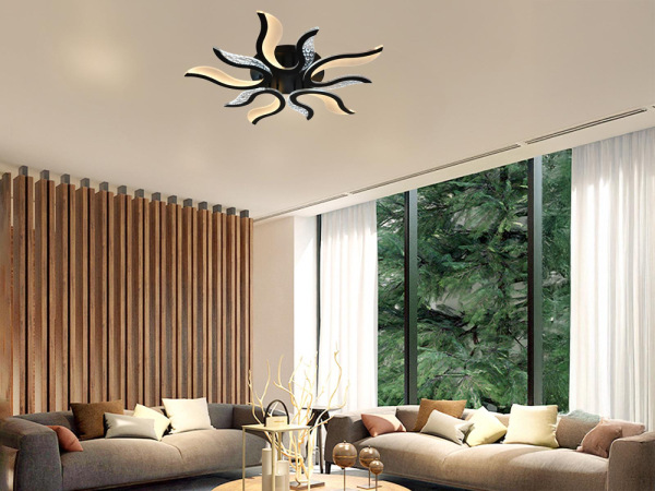 LED stropná lampa + diaľkový ovládač 65W - J3317/B 5