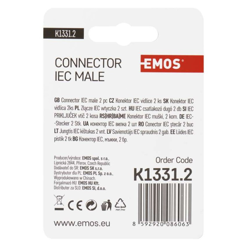KONEKTOR IEC VIDLICE 3