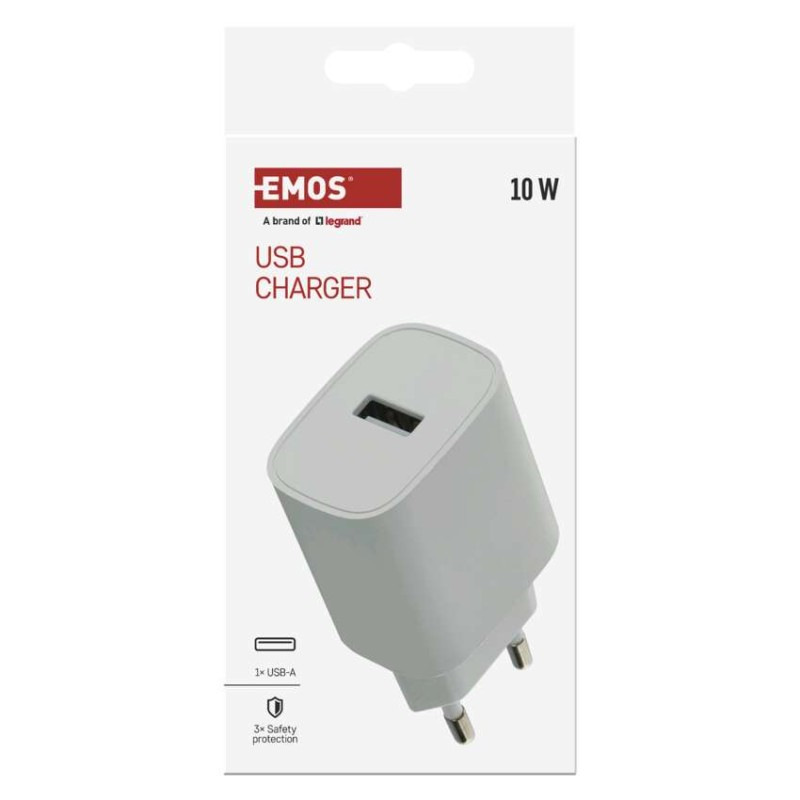 USB ADAPTÉR BASIC SÍŤ 10W; A 6