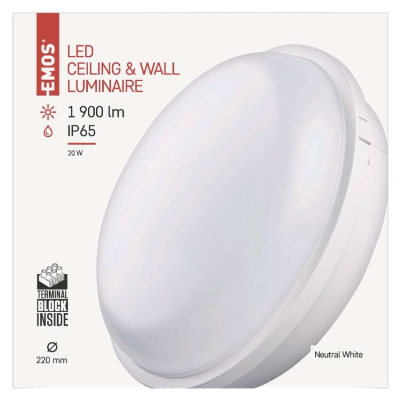 SVIETIDLO LED QARI 20W IP65 NW EMOS 6