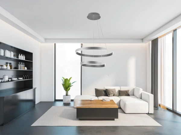 LED závesná lampa na lanku + diaľkový ovládač 120W - J4328/S 2