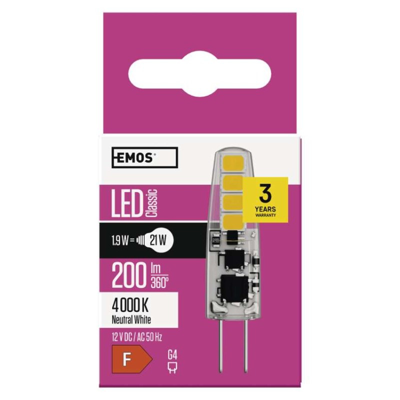 LED CLS JC A++ 2W G4 NW 5