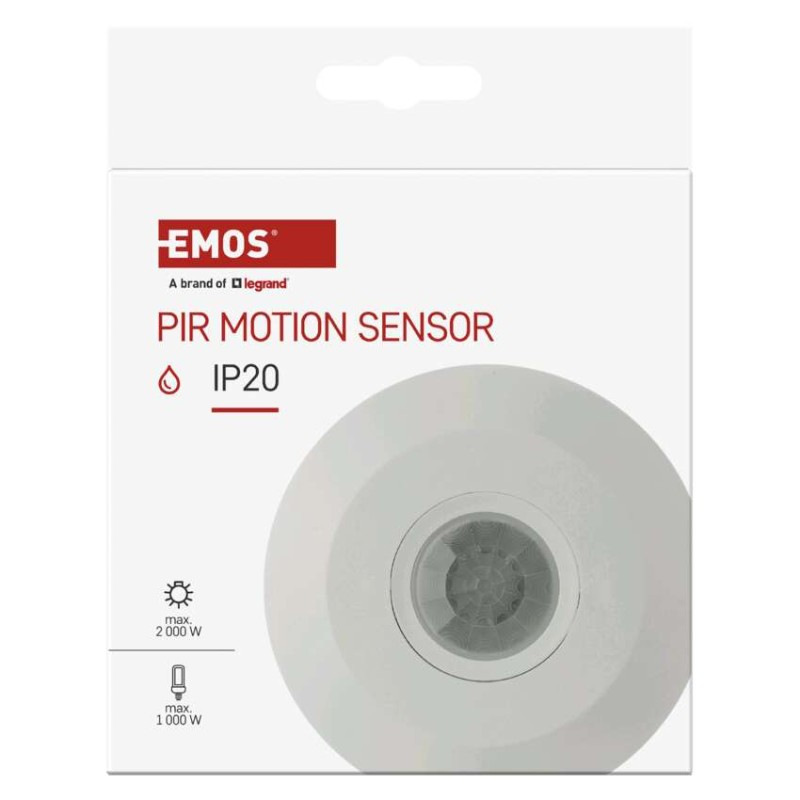 POHYB.ČIDLO PIR B 2000W IP20 3