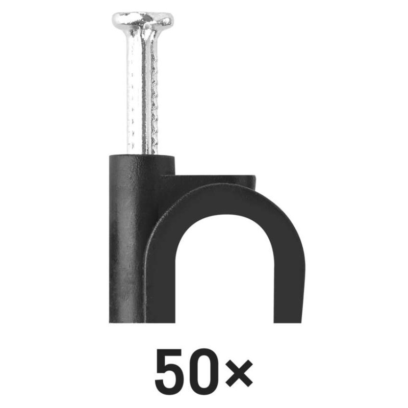 Príchytka na kábel 10MM čierna (bal.50ks) A2825 4
