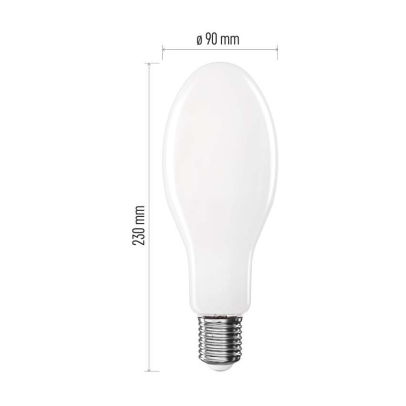 LED FLM ED90 36W(327W) 6000lm E40 NW