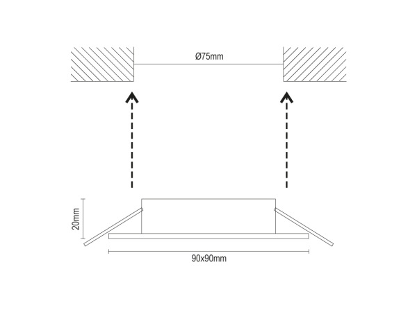 Rámik na GU10 - SR007 5