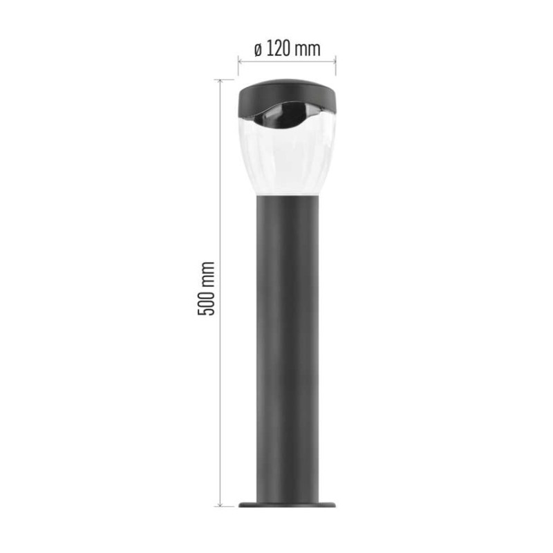 LED ZAHRADNÍ SVÍTIDLO,E27,IP44,MAX 15W,S 5
