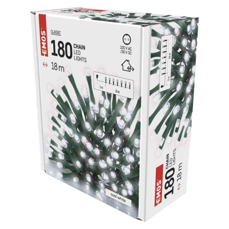 VIANOCE reťaz classic 180LED 18M IP44 D4AC04