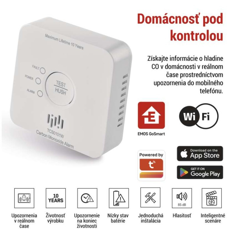 GOSMART CO ALARM TCS0101W 2