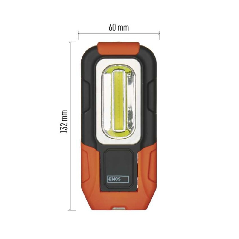 Svietidlo Led pracovné 3W COB 3xAAAA P3888 13