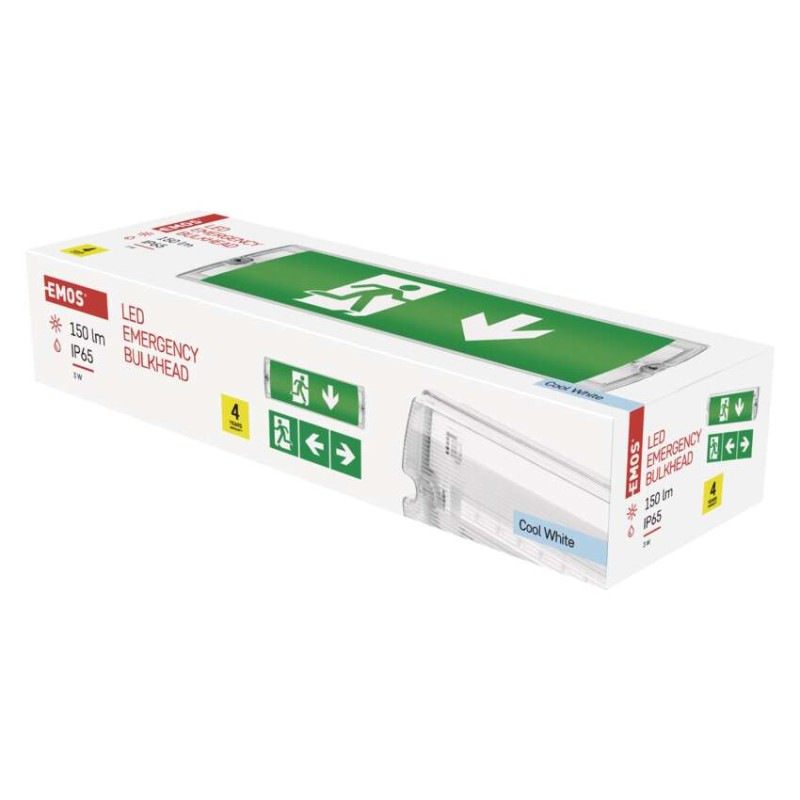 Núdzové svietidlo NESSI 3W 3hod. IP65 LED ZN1110 EMOS 8