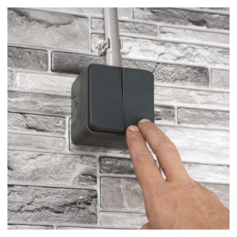 CYKLONE prepínač dvojitý striedavý č. 6+6, IP 55 D730423 6
