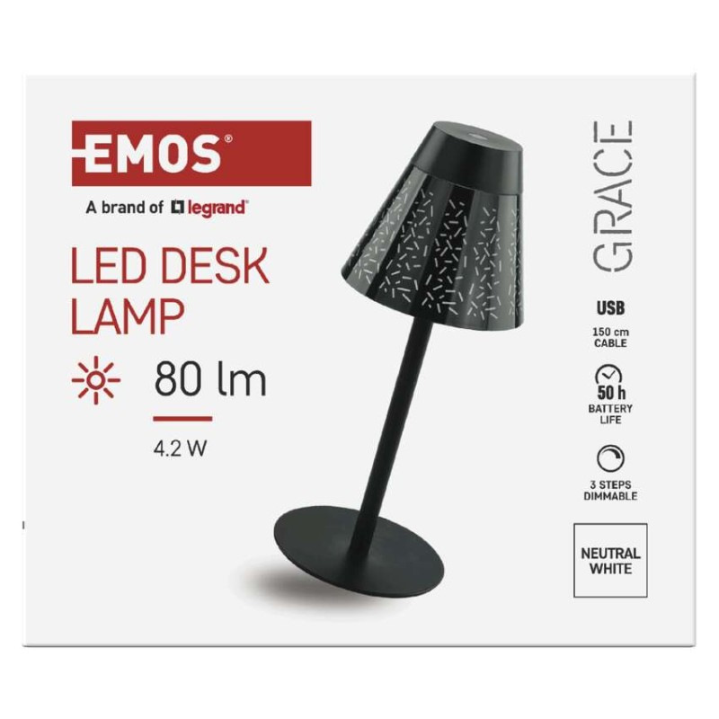 LED STOLNÍ LAMPA GRACE 8