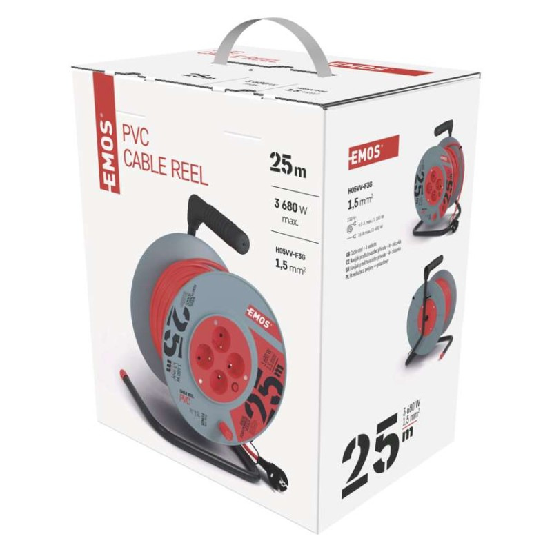 Káblový bubon predl. 4Z 25m PVC   P19425 2