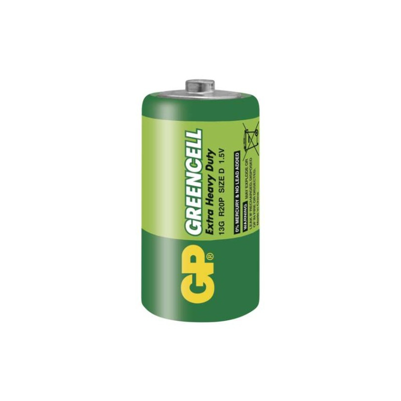 Batéria GP 13G R20 (D), 2 ks fólia zinkochloridová  B1240