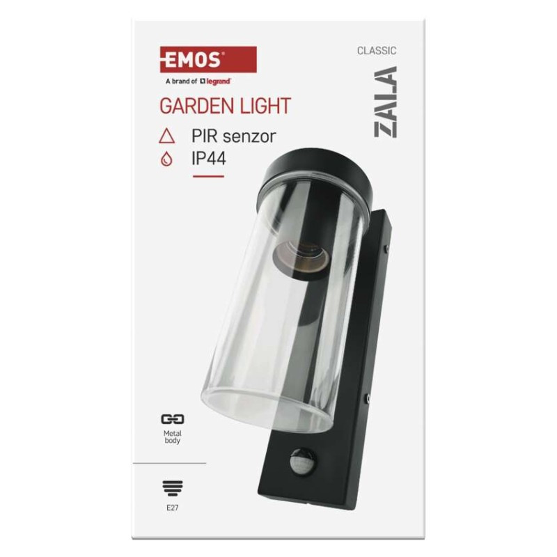 LED ZAHRADNÍ SVÍTIDLO,E27,IP44,MAX 15W,N 12
