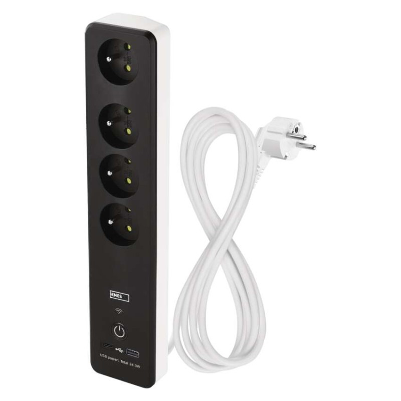 GOSMART PRODLUŽKA 4Z 2M S VYP. 1,5MM + 2