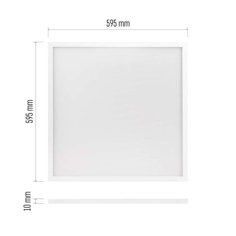 LED PANEL V.PROFI+ 60x60 48W 4500LM IP65 2