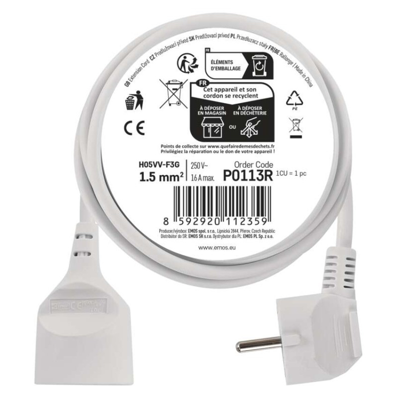 PRODLUŽKA 1Z 3M 1,5MM 5