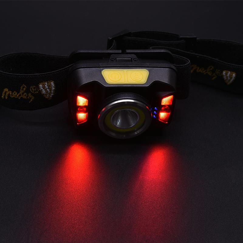 LED nabíjacia čelovka so senzorom - LH05R 8