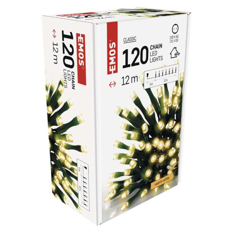 120LED XMAS CLS TIMER 12M WW 9