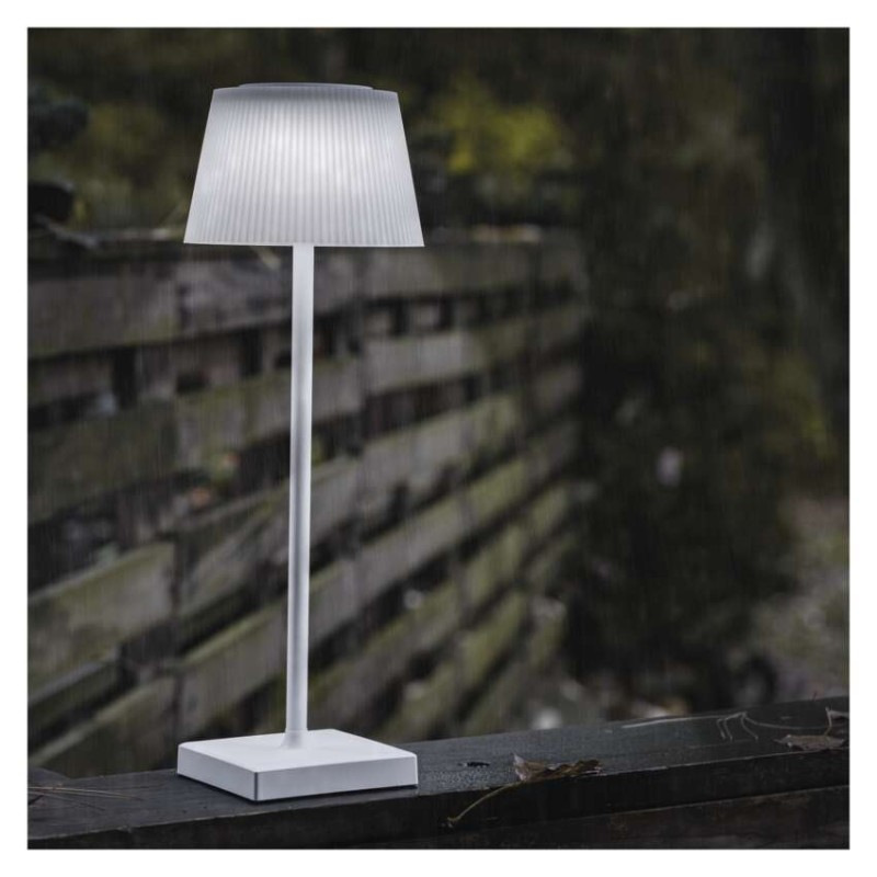 LED STOLNÍ LAMPA KATIE BÍLÁ 4
